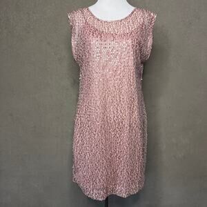 LC Lauren Conrad Pink Sequin Cocktail Party Dress Size 4